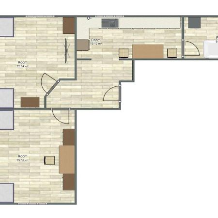 Zentral Gelegenes Apartment In Moenchengladbach Mit W-Lan מראה חיצוני תמונה